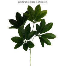 Anti UV Fire Retardant Schefflera Artificial Flower Plant for Home Decoration (50091)